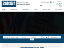 Tablet Screenshot of coldwellbankerkearney.com